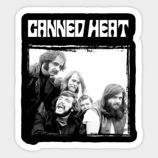 Canned Heat Band Sticker